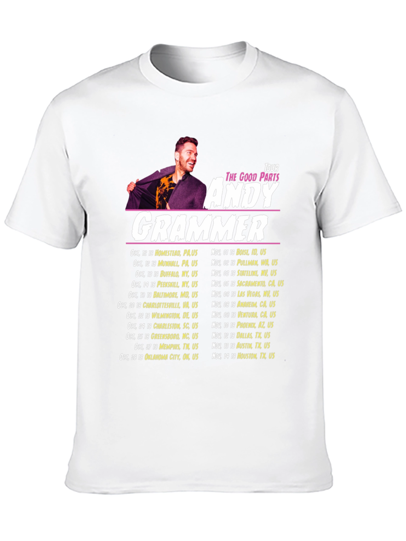 Andy Grammer Tour T-Shirt - The Good Parts