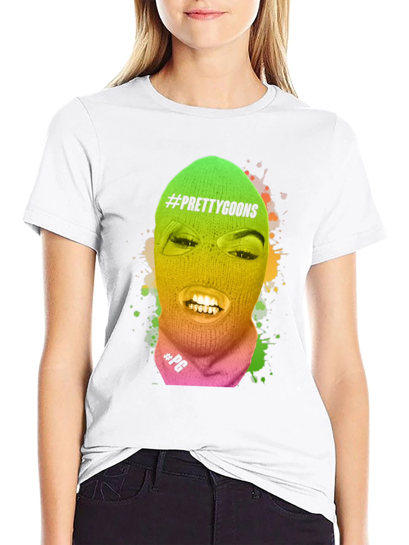Pretty Goons Graphic T-Shirt - Black