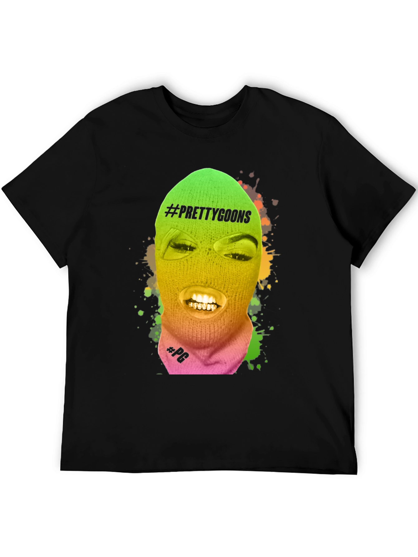 Pretty Goons Graphic T-Shirt - Black
