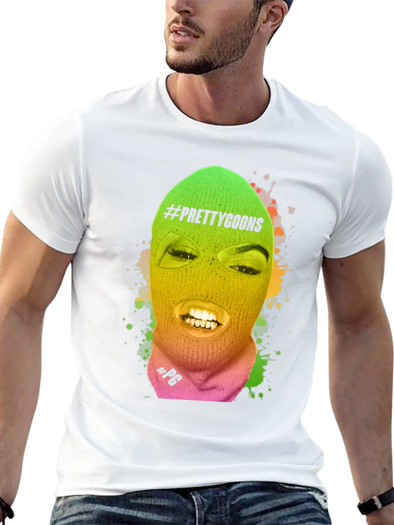 Pretty Goons Graphic T-Shirt - Black