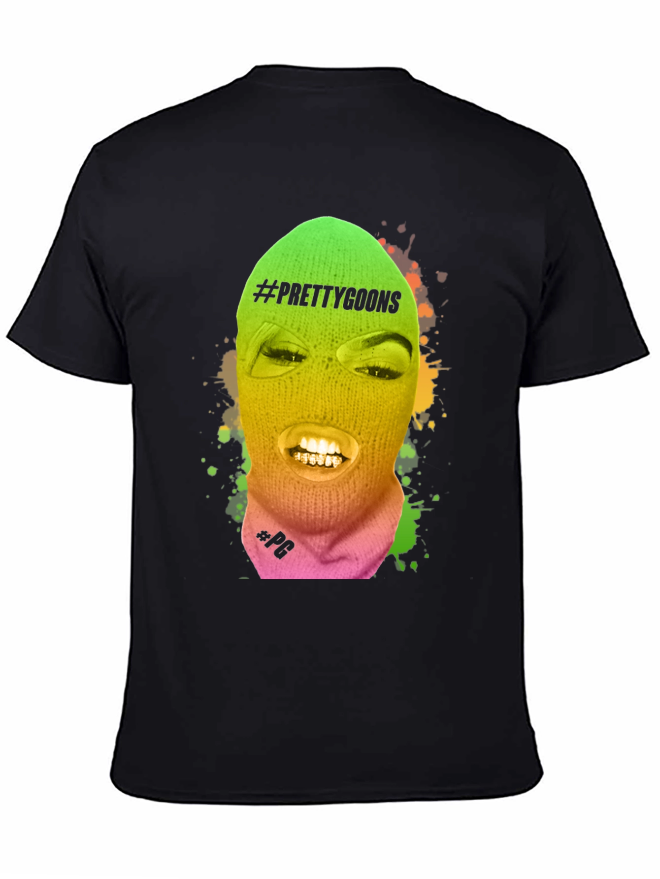 Pretty Goons Graphic T-Shirt - Black