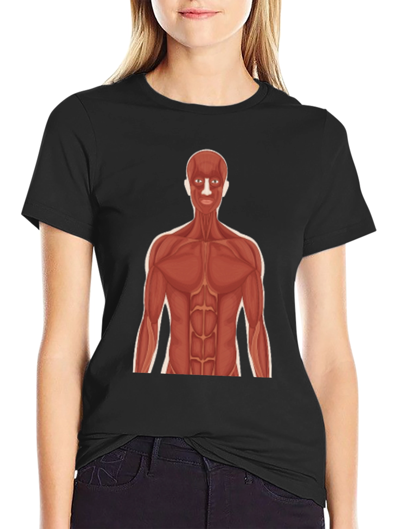Anatomy Muscle Body Graphic Tee