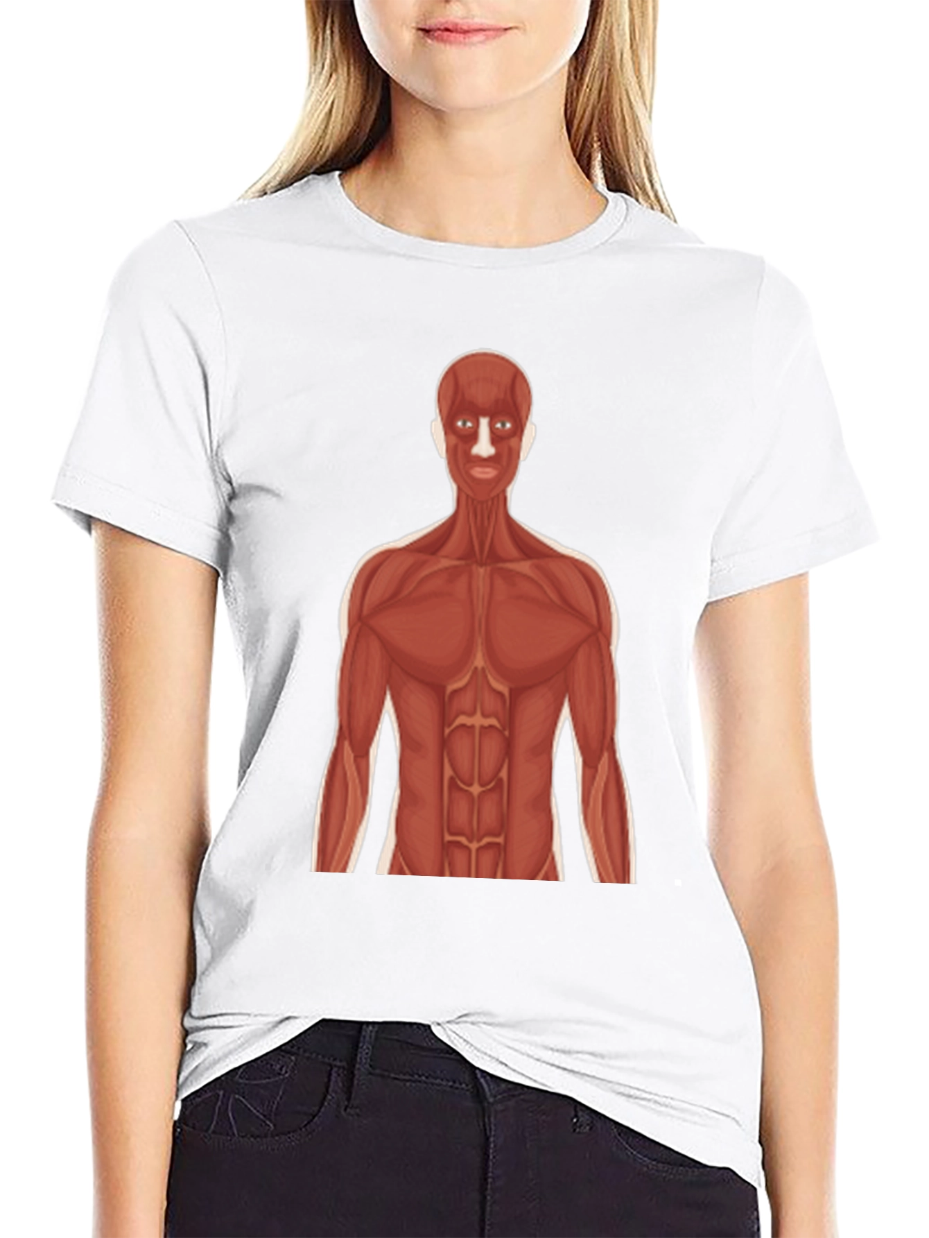Anatomy Muscle Body Graphic Tee