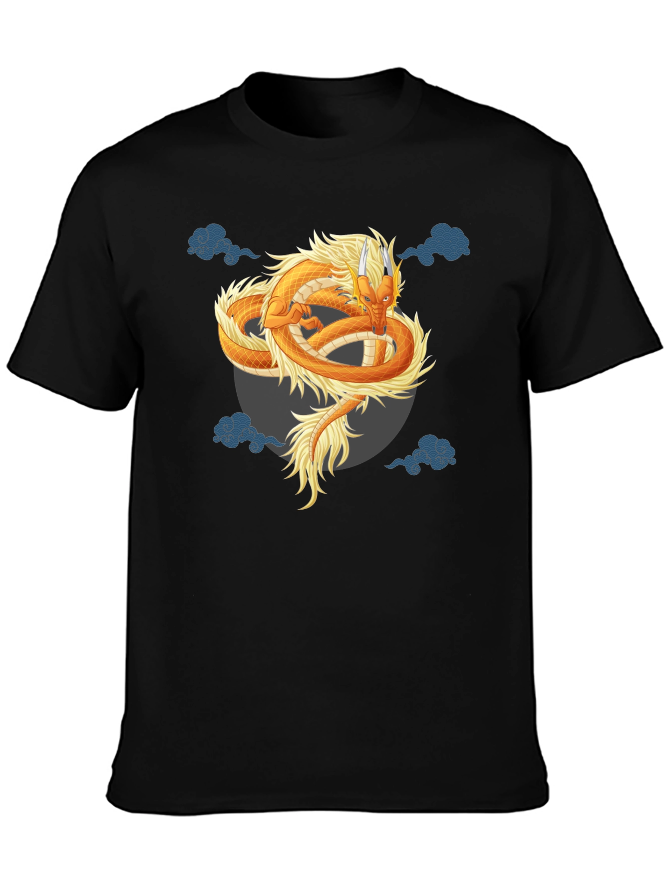 Dragon Graphic Tee - Artistic Asian Inspired Design