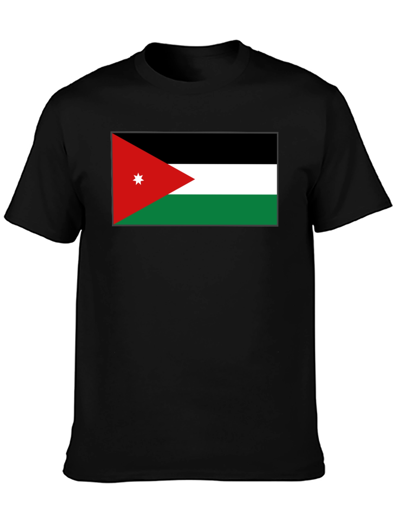 Jordan Flag Graphic Tee - Black Casual T-Shirt