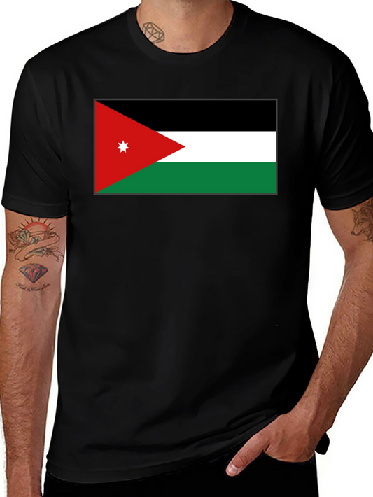 Jordan Flag Graphic Tee - Black Casual T-Shirt