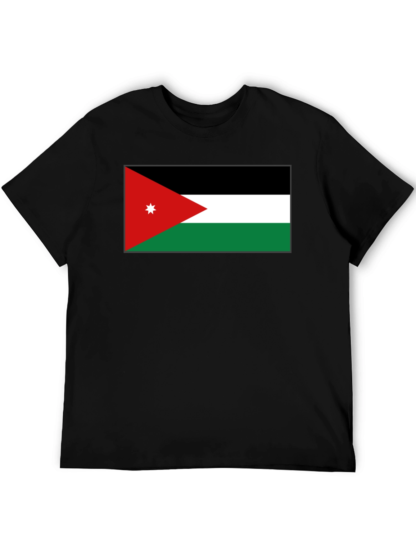 Jordan Flag Graphic Tee - Black Casual T-Shirt