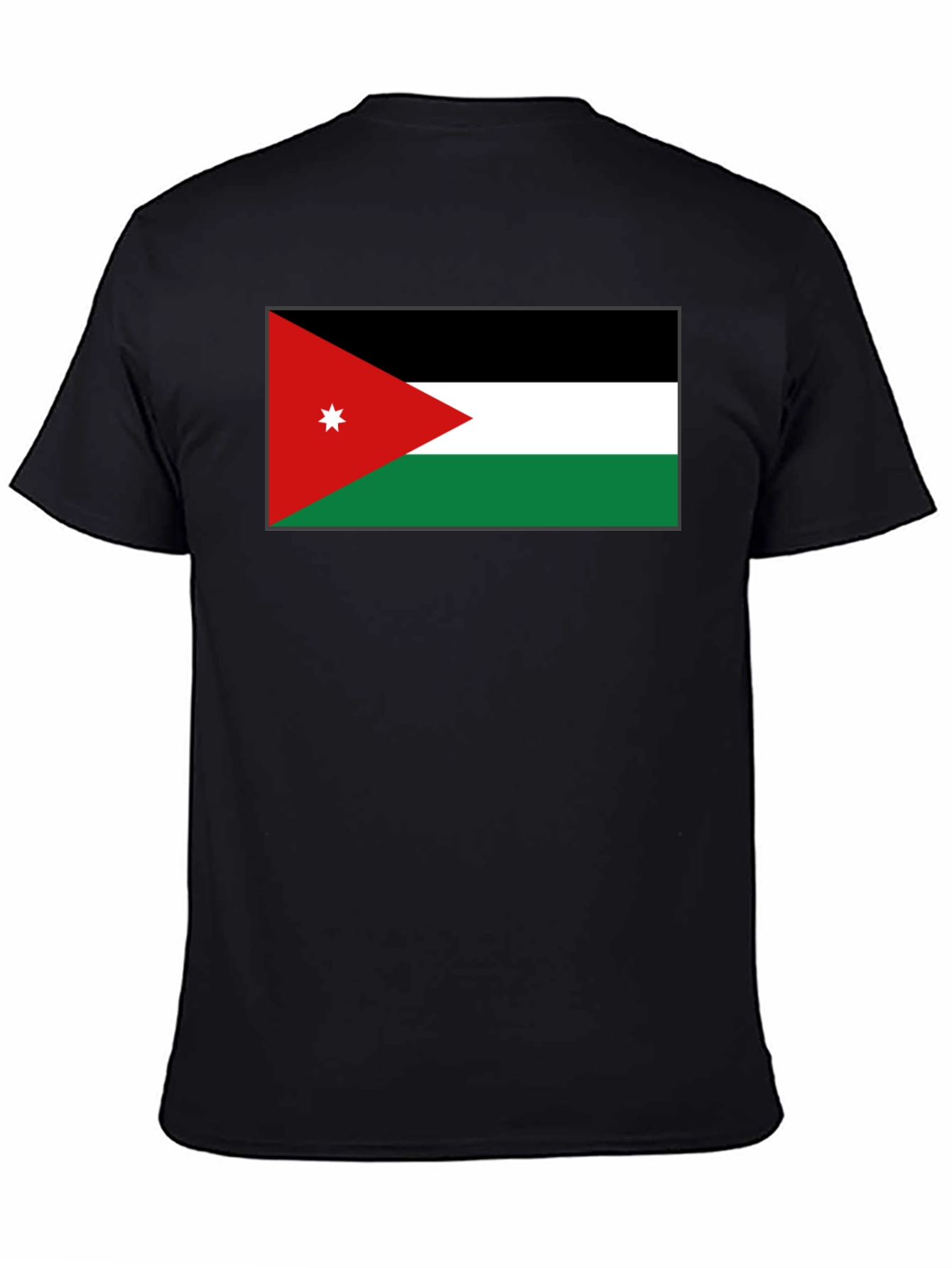 Jordan Flag Graphic Tee - Black Casual T-Shirt
