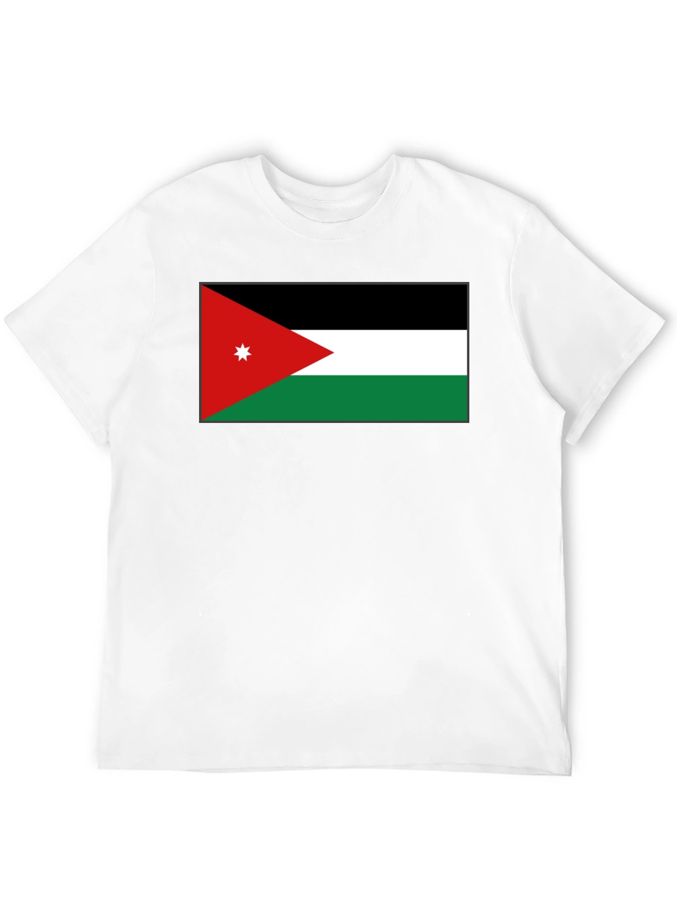 Jordan Flag Graphic Tee - Black Casual T-Shirt
