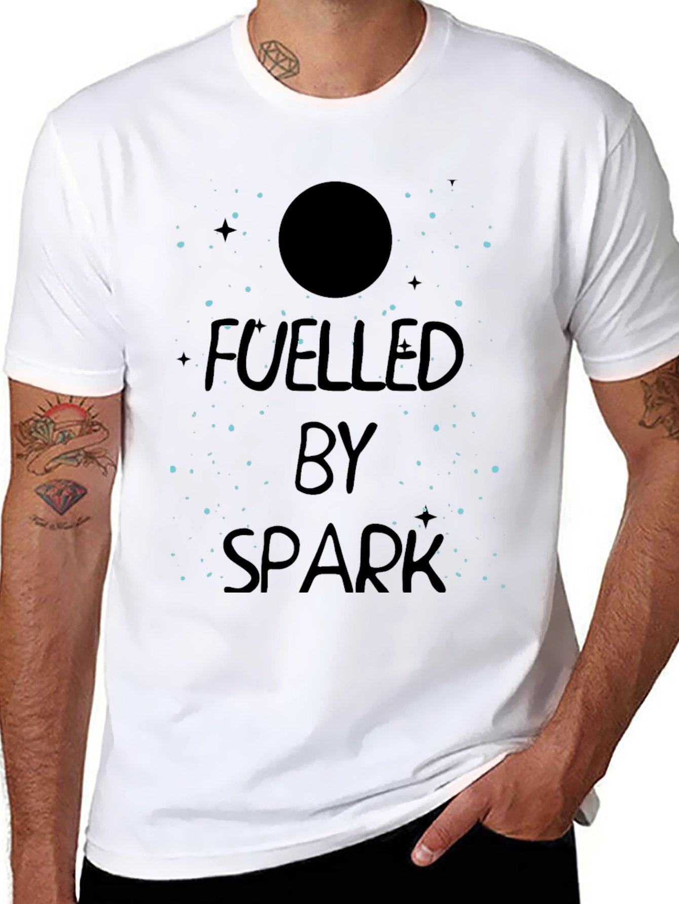 Fueled by Spark Graphic T-Shirt