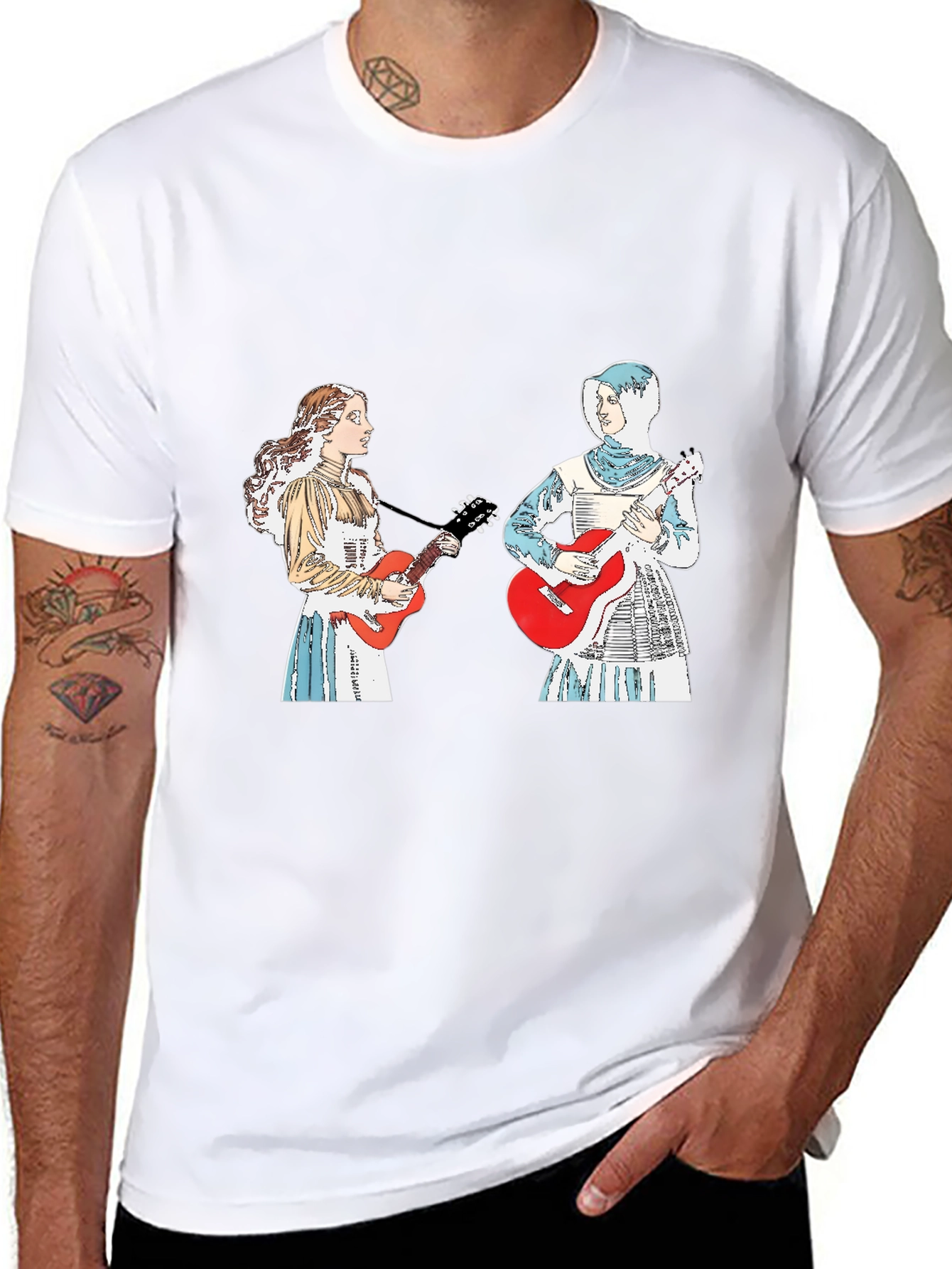 Medieval Rock Band Graphic Tee