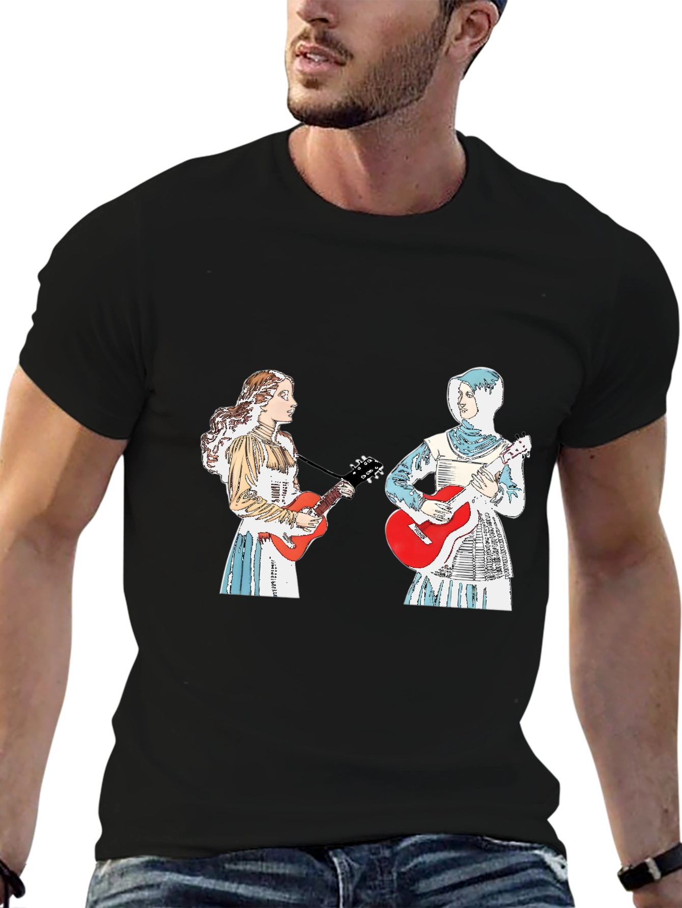 Medieval Rock Band Graphic Tee