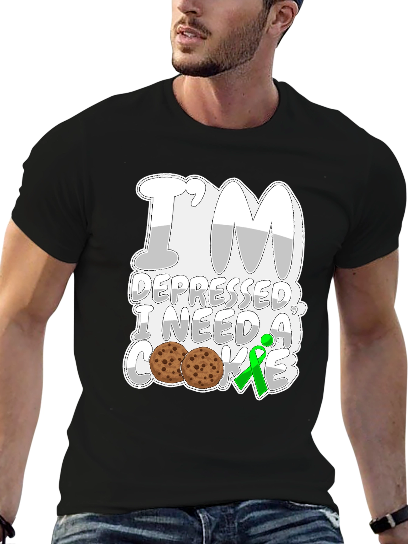 Im Depressed I Need a Cookie T-Shirt