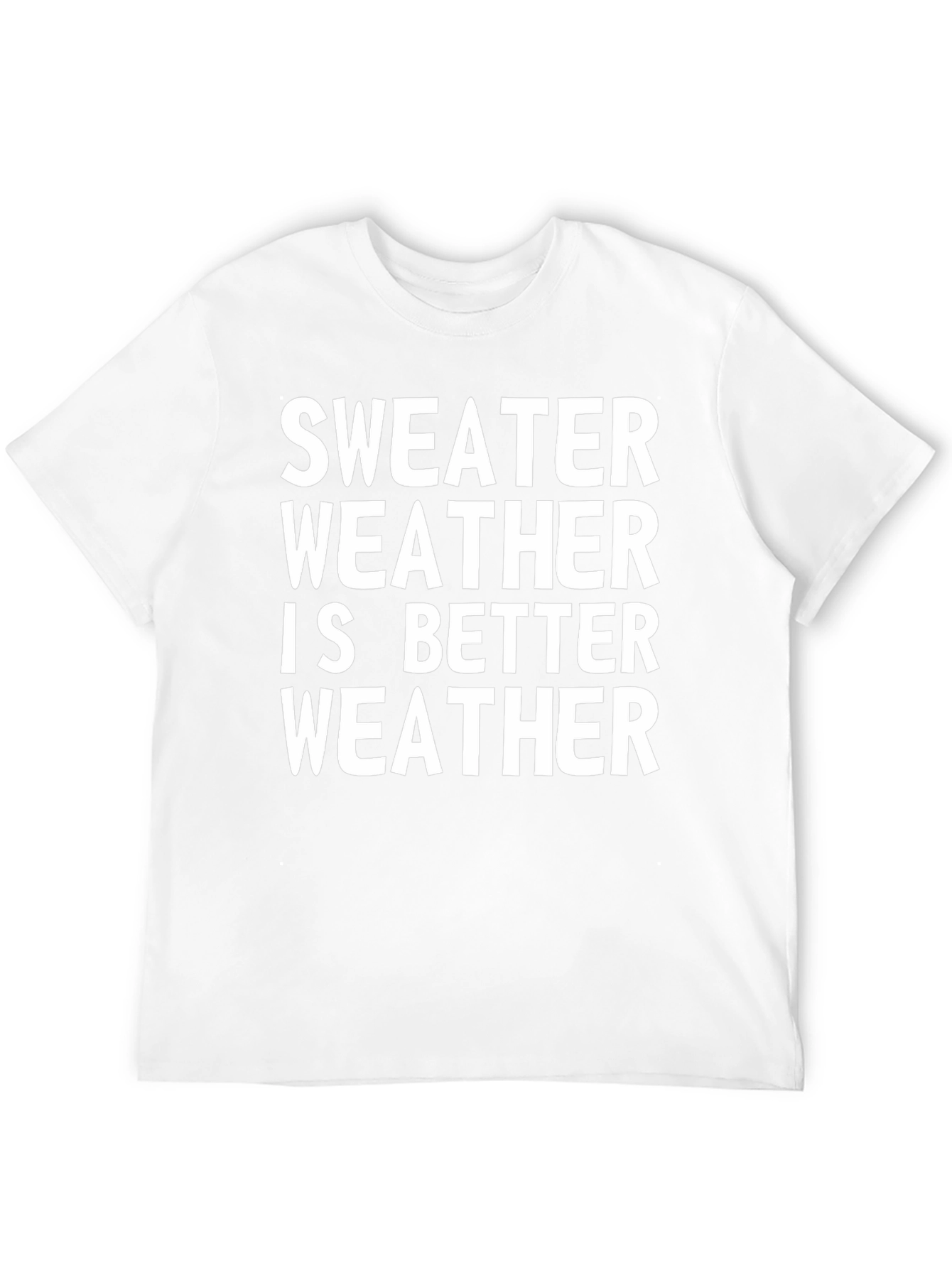 Sweater Weather Tee - Soft Cotton Blend