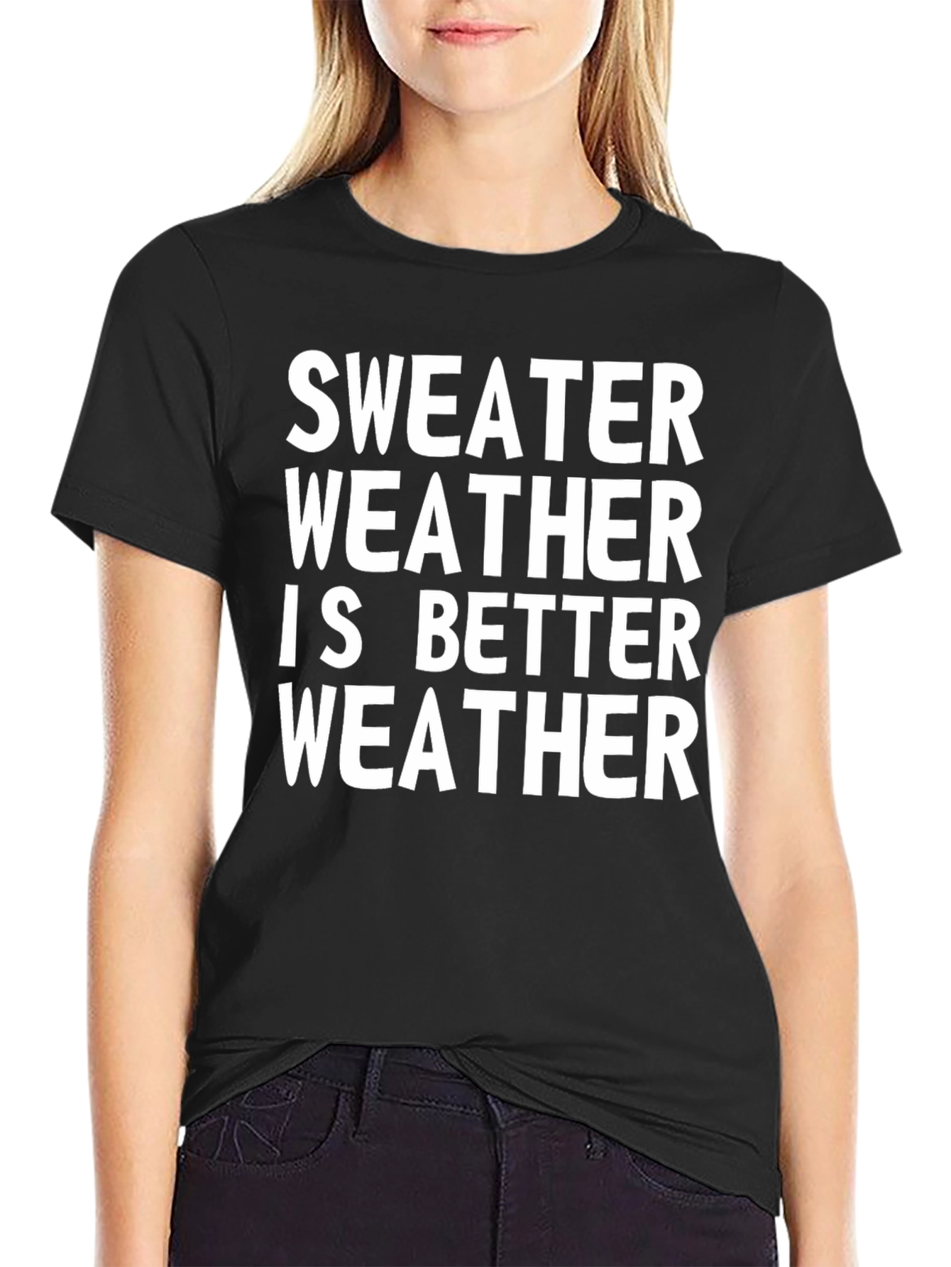 Sweater Weather Tee - Soft Cotton Blend