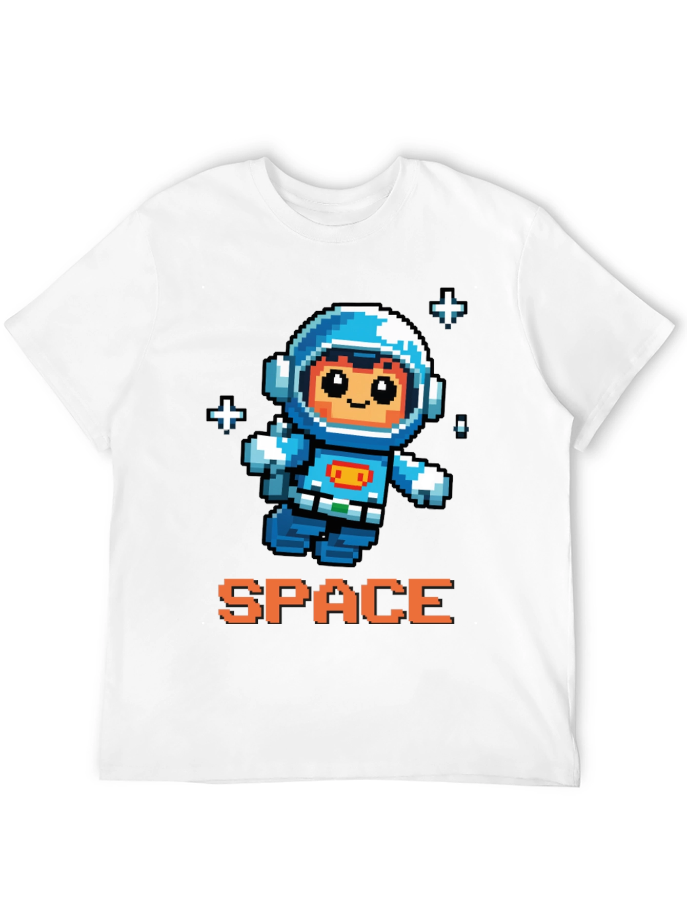 Pixel Astronaut Graphic Tee - Space Adventure Shirt
