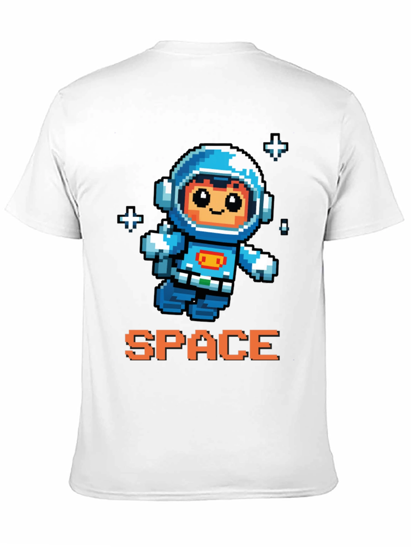 Pixel Astronaut Graphic Tee - Space Adventure Shirt