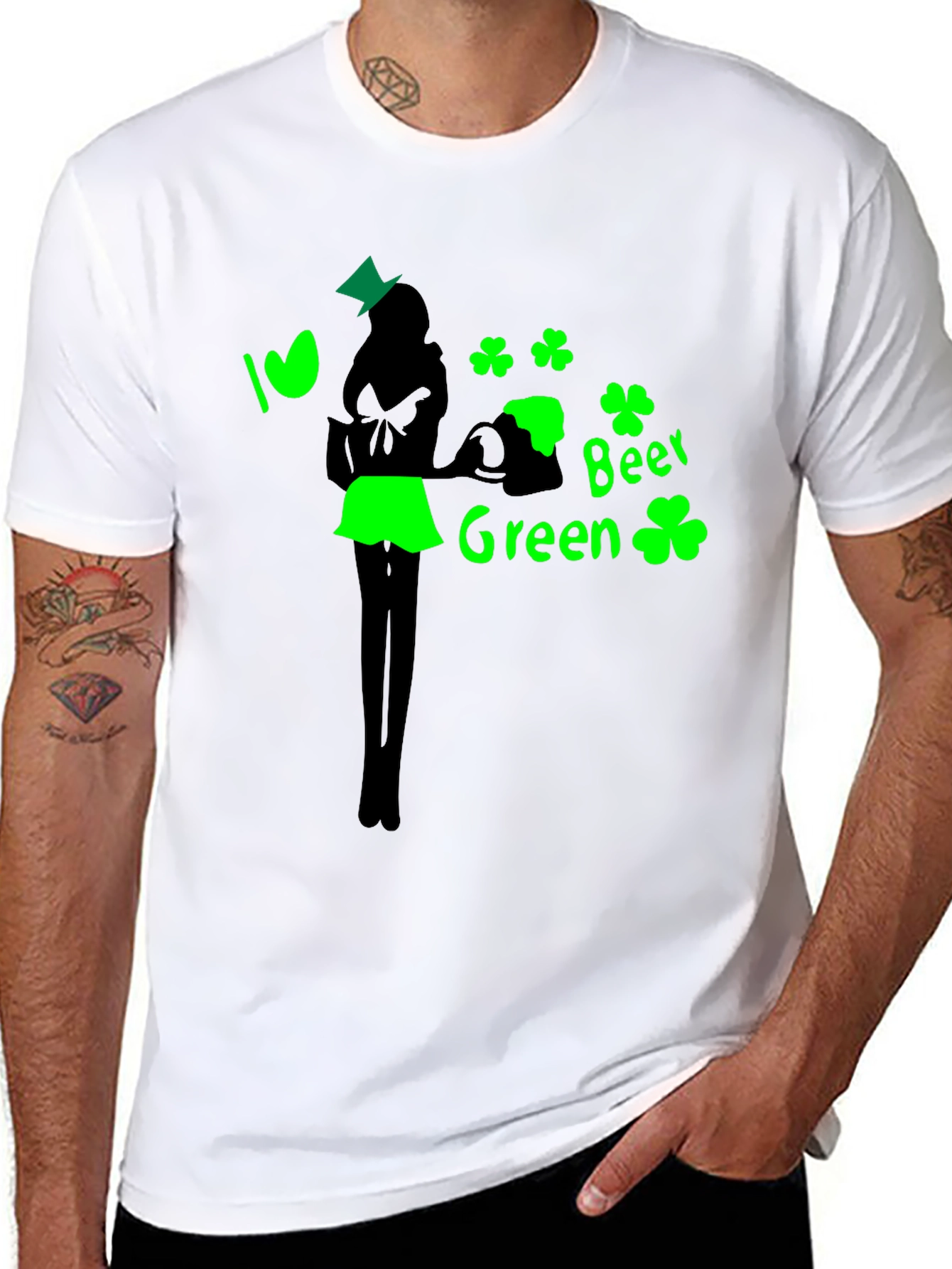 St. Patricks Day T-Shirt - Green Beer Graphic Tee