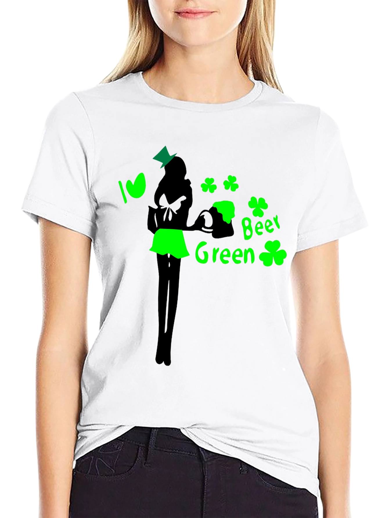 St. Patricks Day T-Shirt - Green Beer Graphic Tee