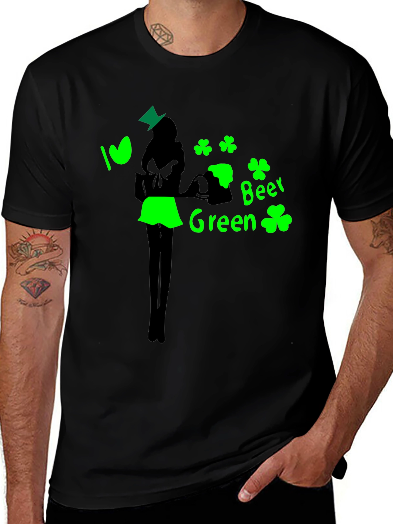 St. Patricks Day T-Shirt - Green Beer Graphic Tee