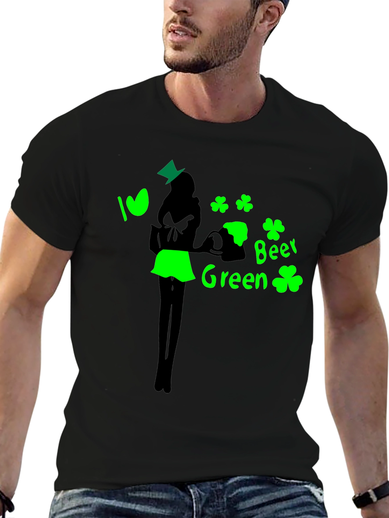 St. Patricks Day T-Shirt - Green Beer Graphic Tee