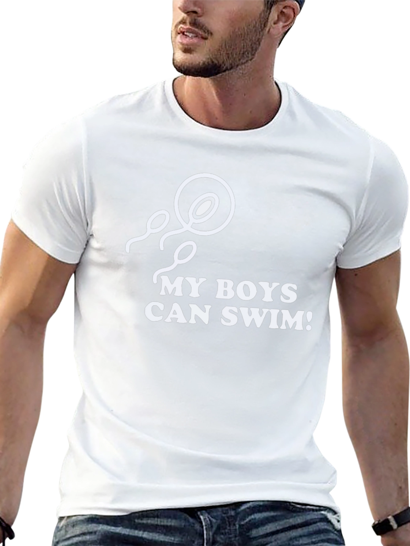 My Boys Can Swim T-Shirt Funny Adult Humor