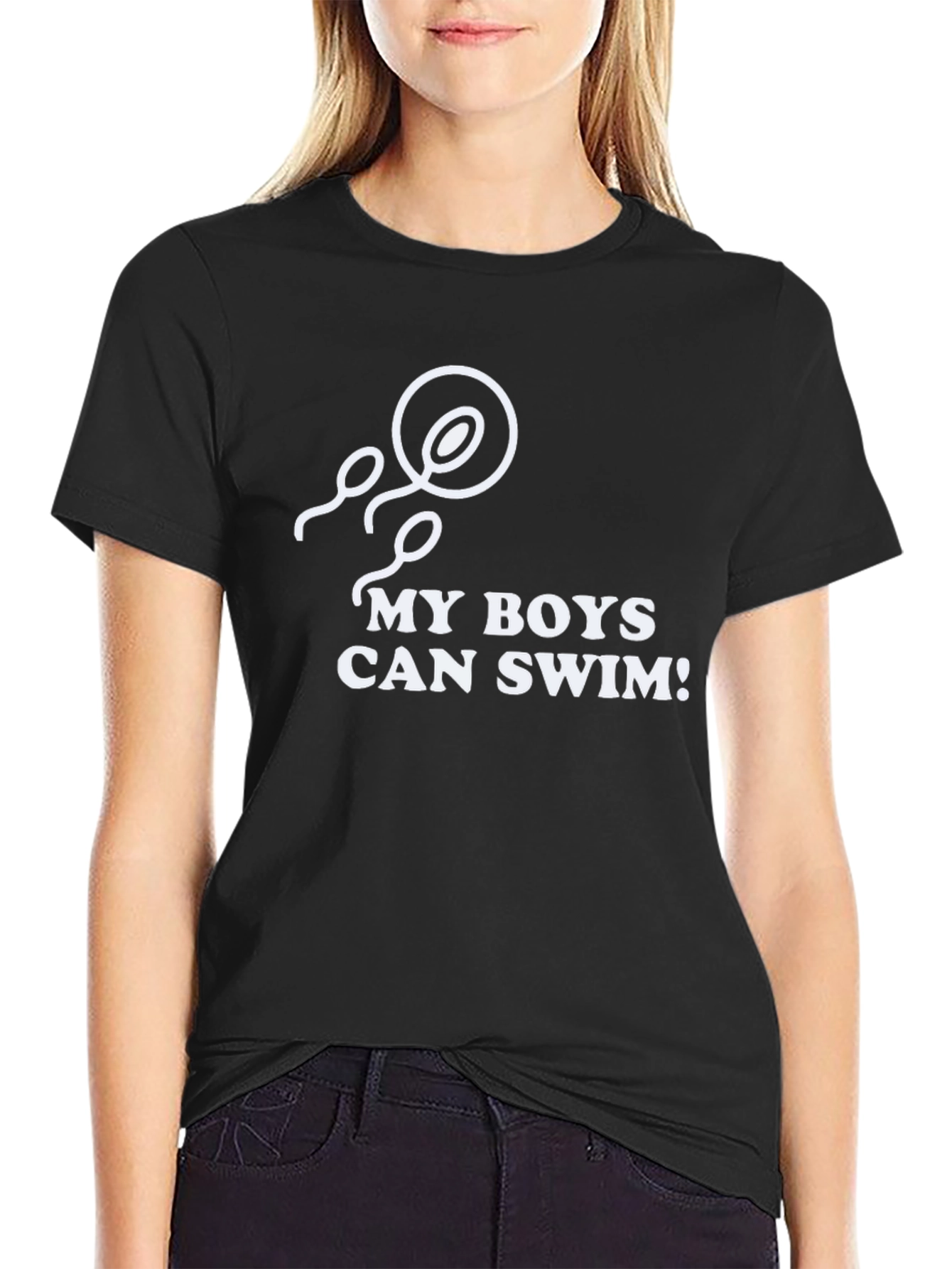 My Boys Can Swim T-Shirt Funny Adult Humor