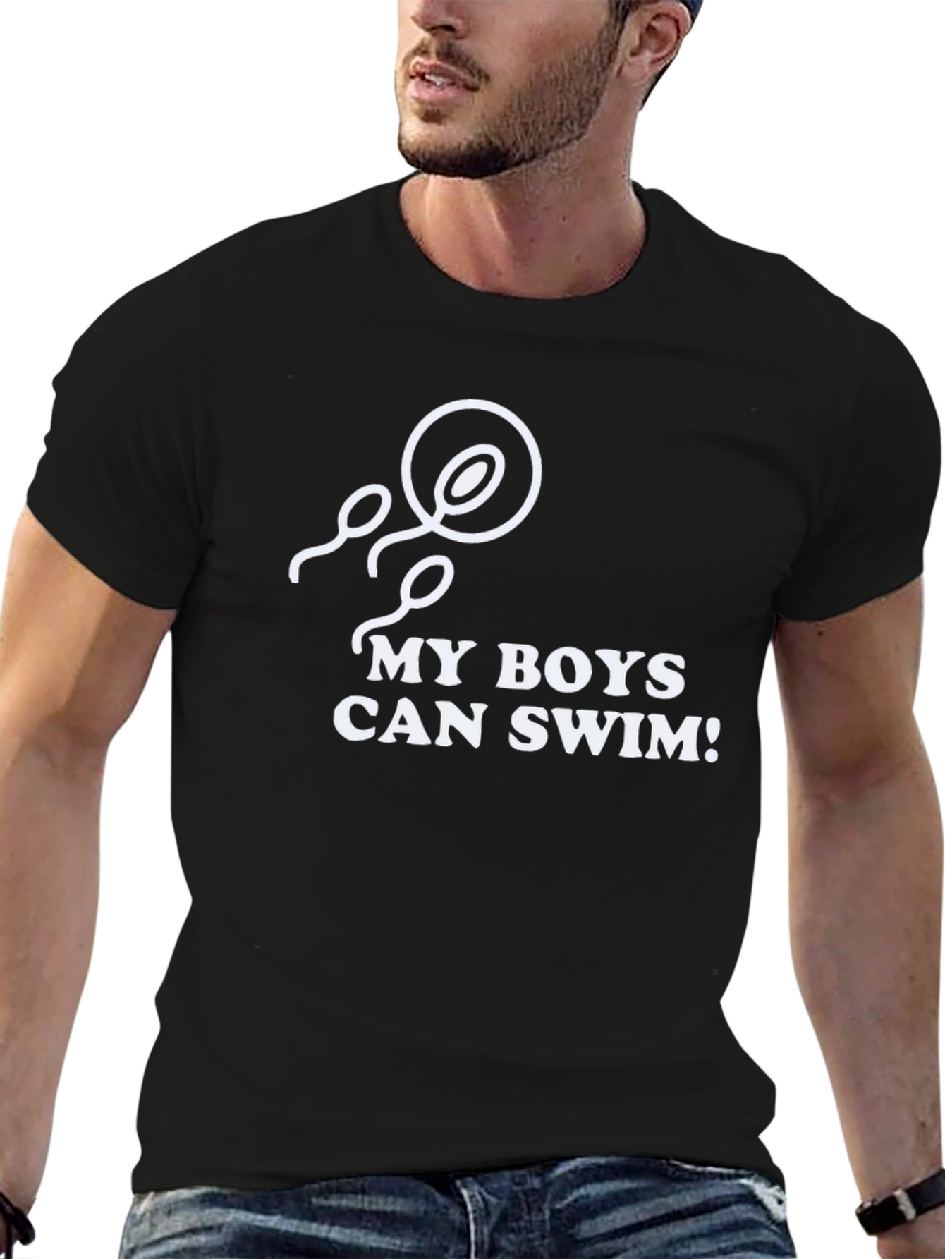 My Boys Can Swim T-Shirt Funny Adult Humor