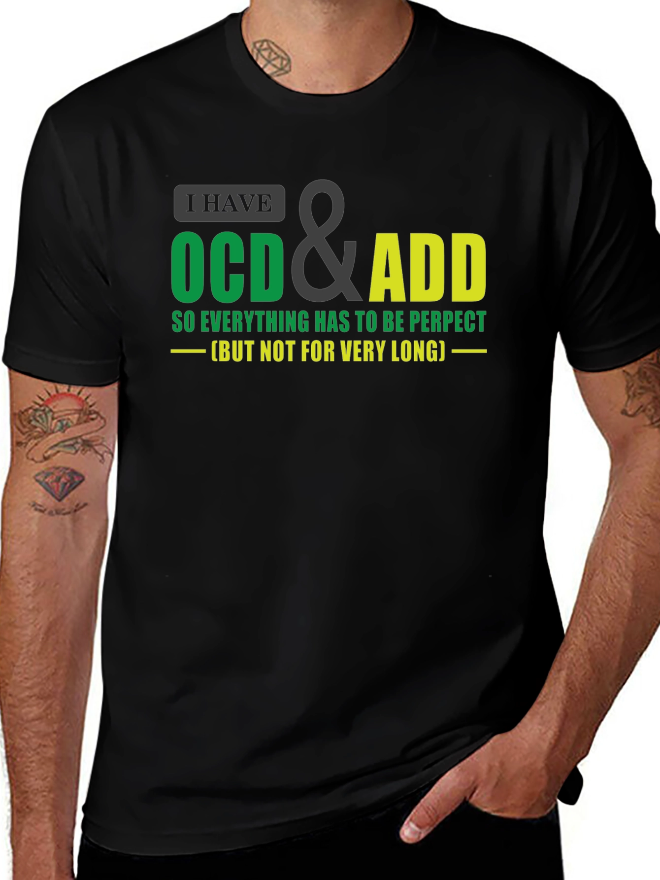 Funny OCD & ADD T-Shirt
