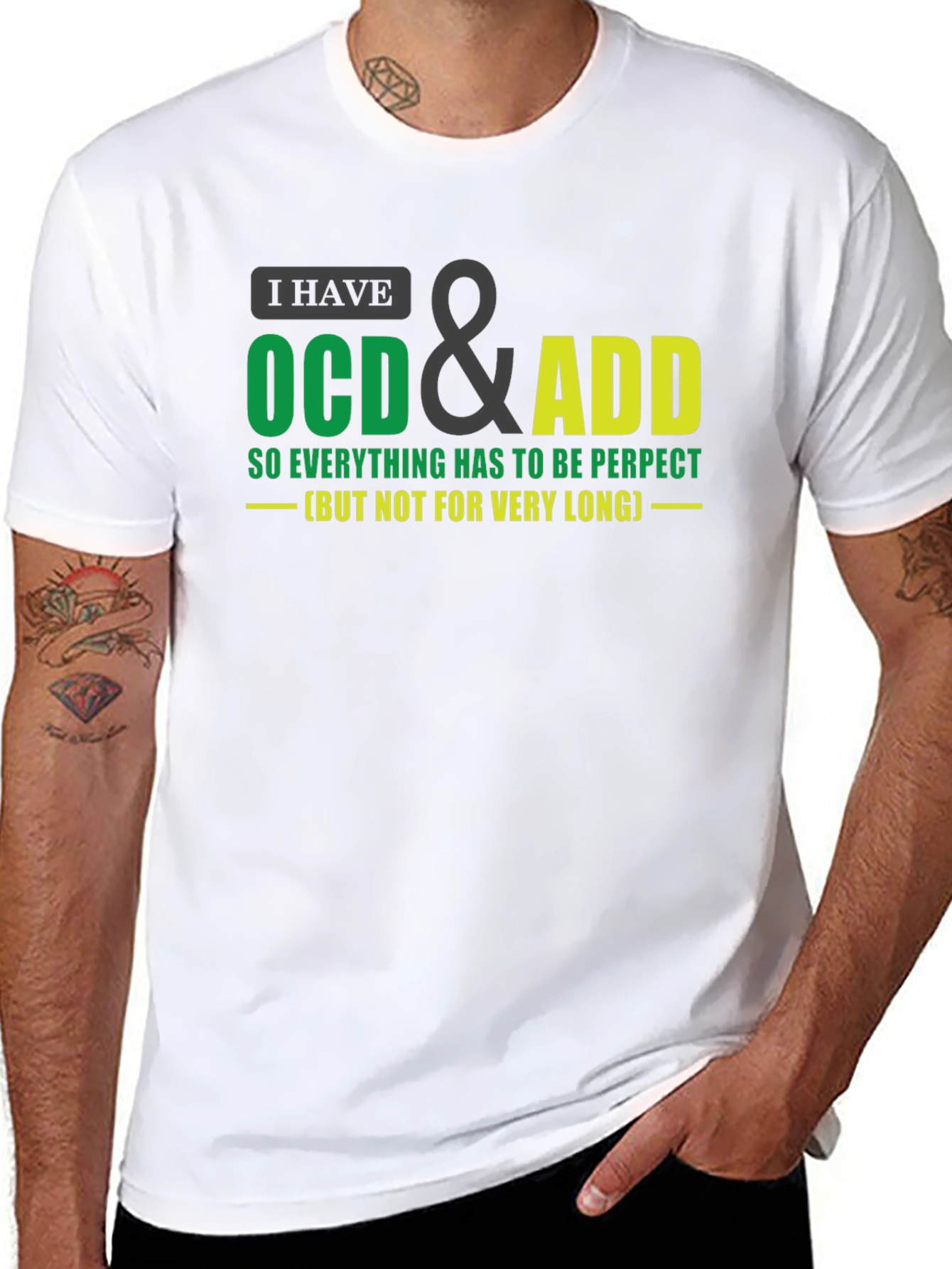 Funny OCD & ADD T-Shirt