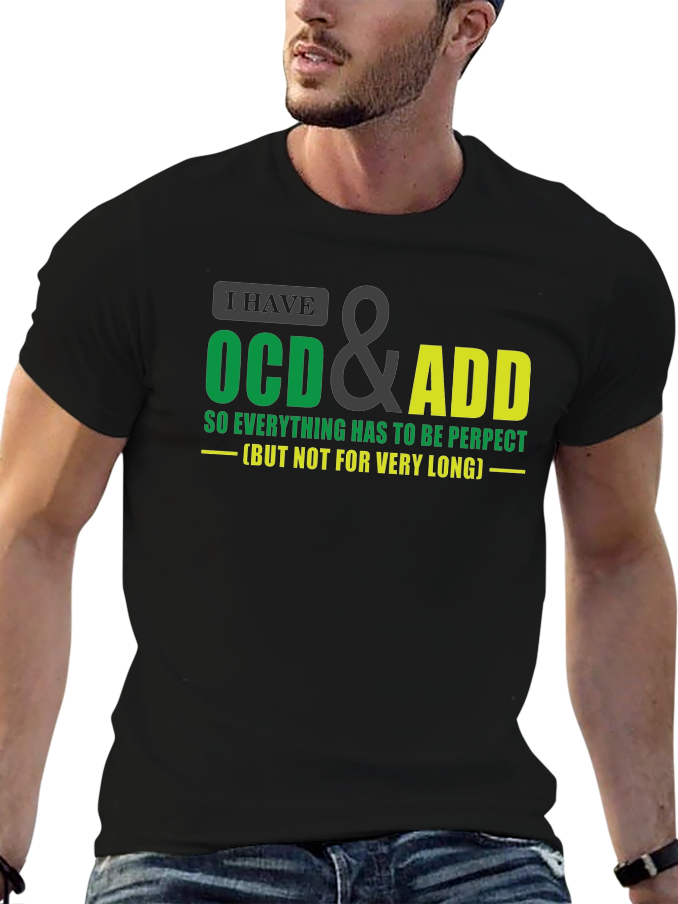Funny OCD & ADD T-Shirt