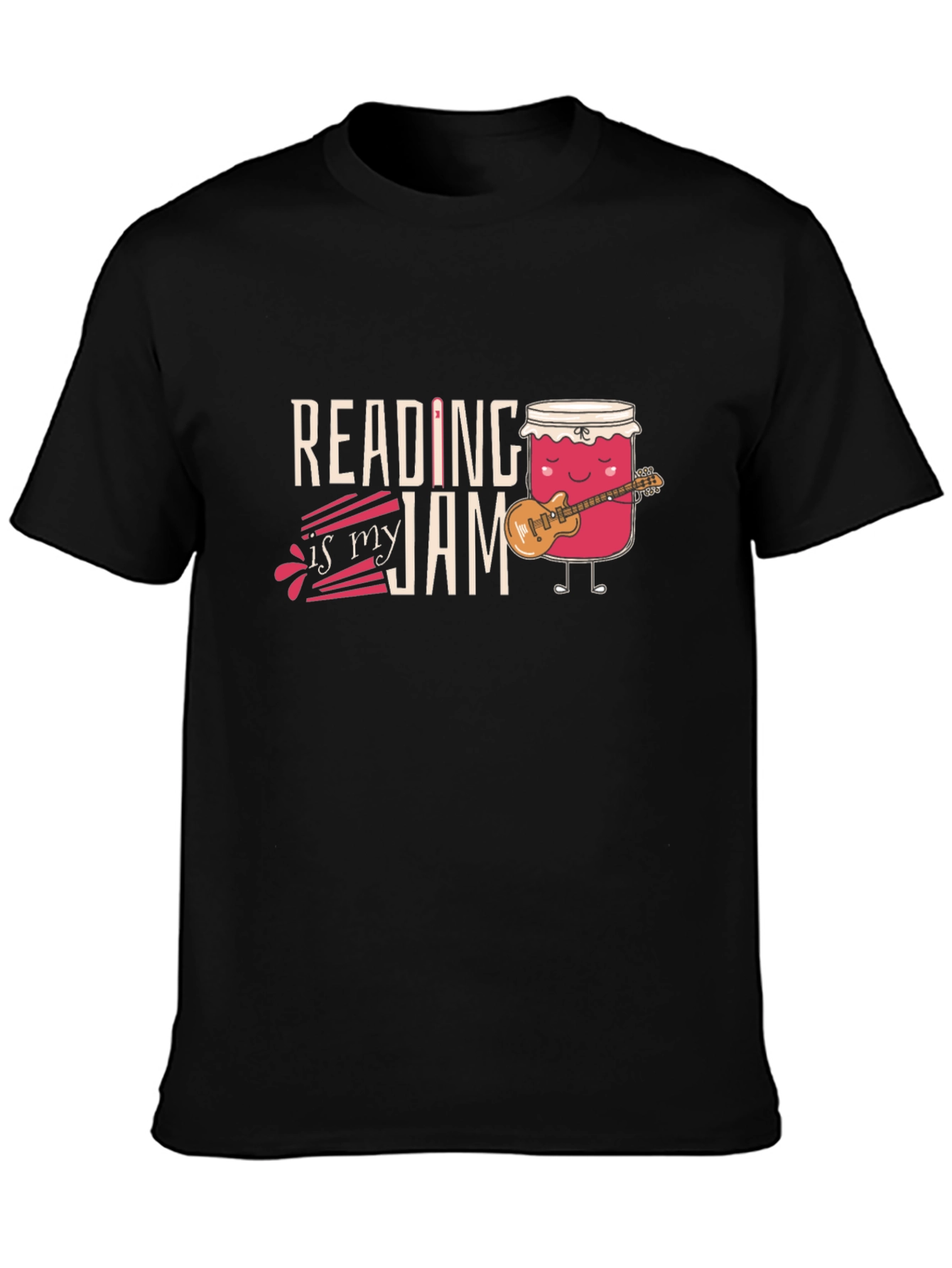 Reading is My Jam Funny Graphic Tee