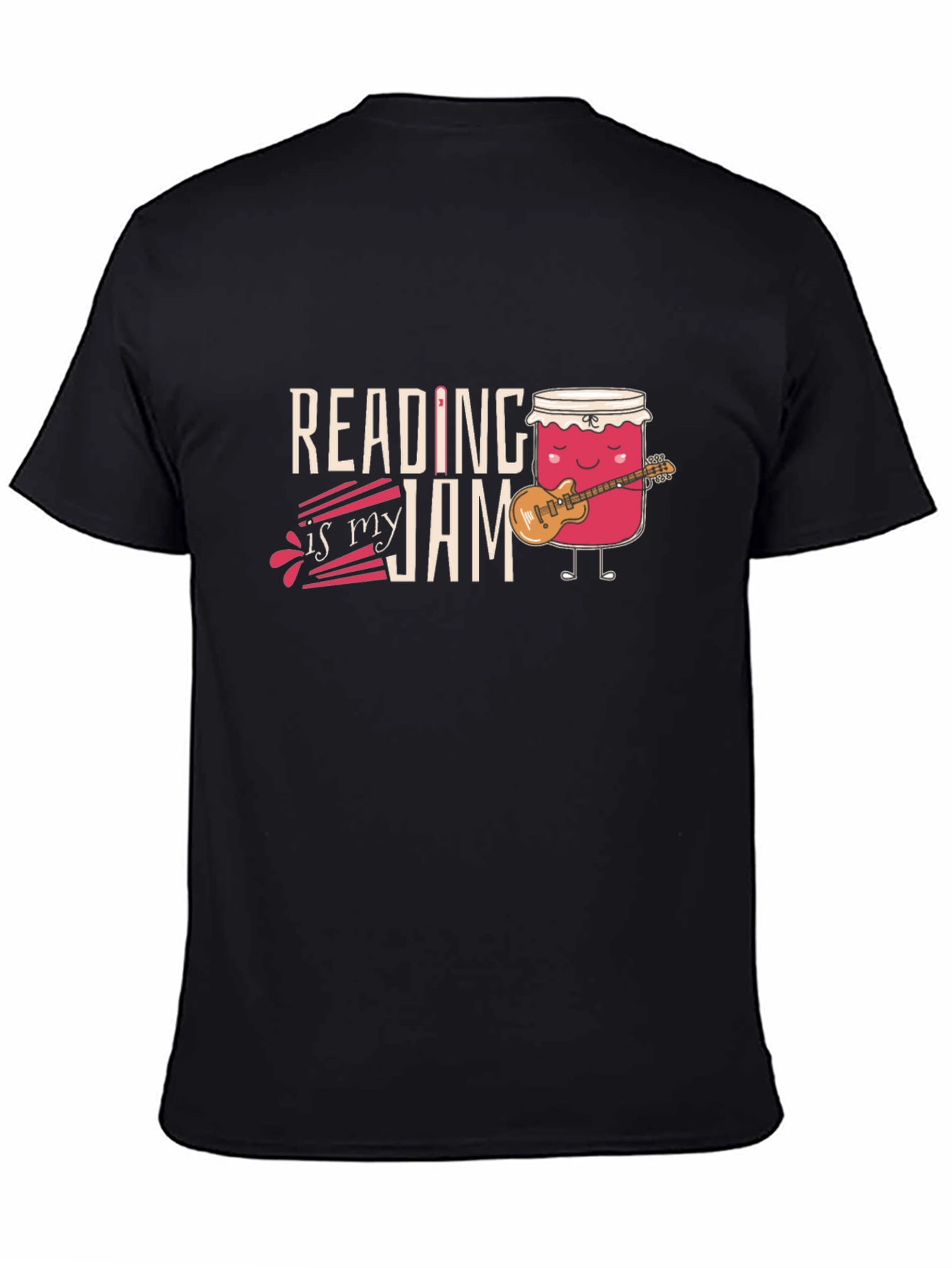 Reading is My Jam Funny Graphic Tee