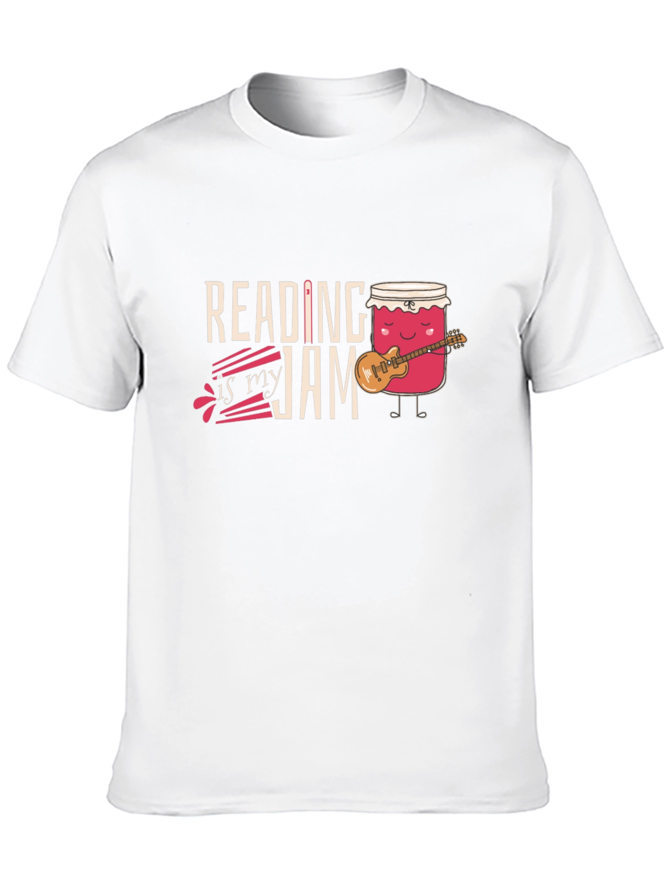 Reading is My Jam Funny Graphic Tee