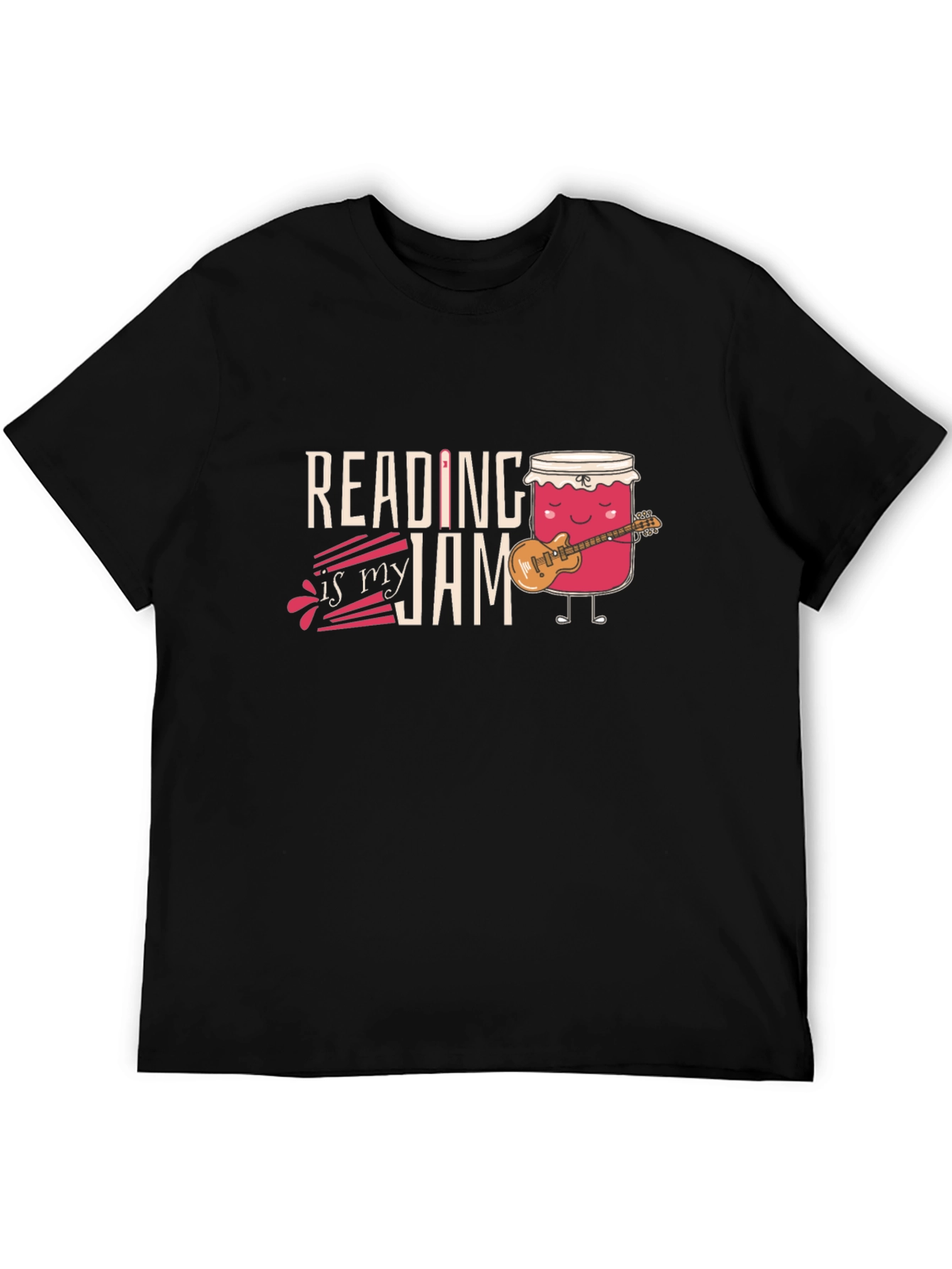 Reading is My Jam Funny Graphic Tee