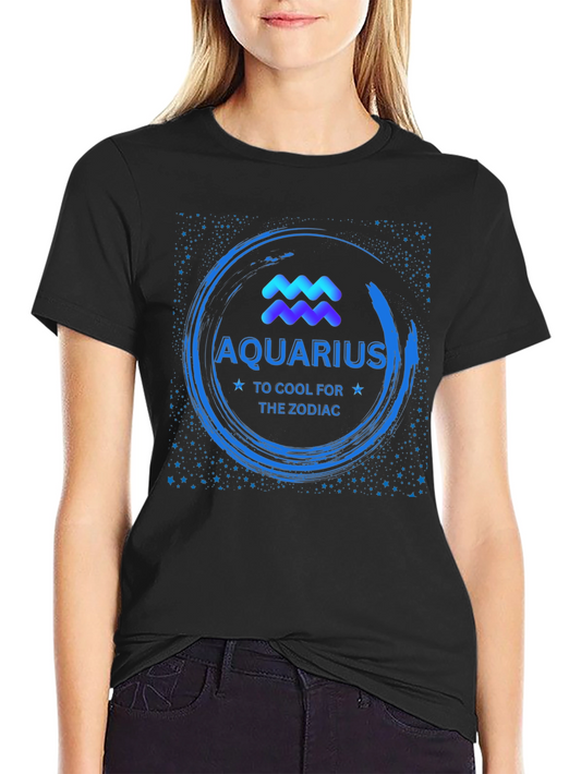 Aquarius Zodiac T-Shirt - Cool & Stylish