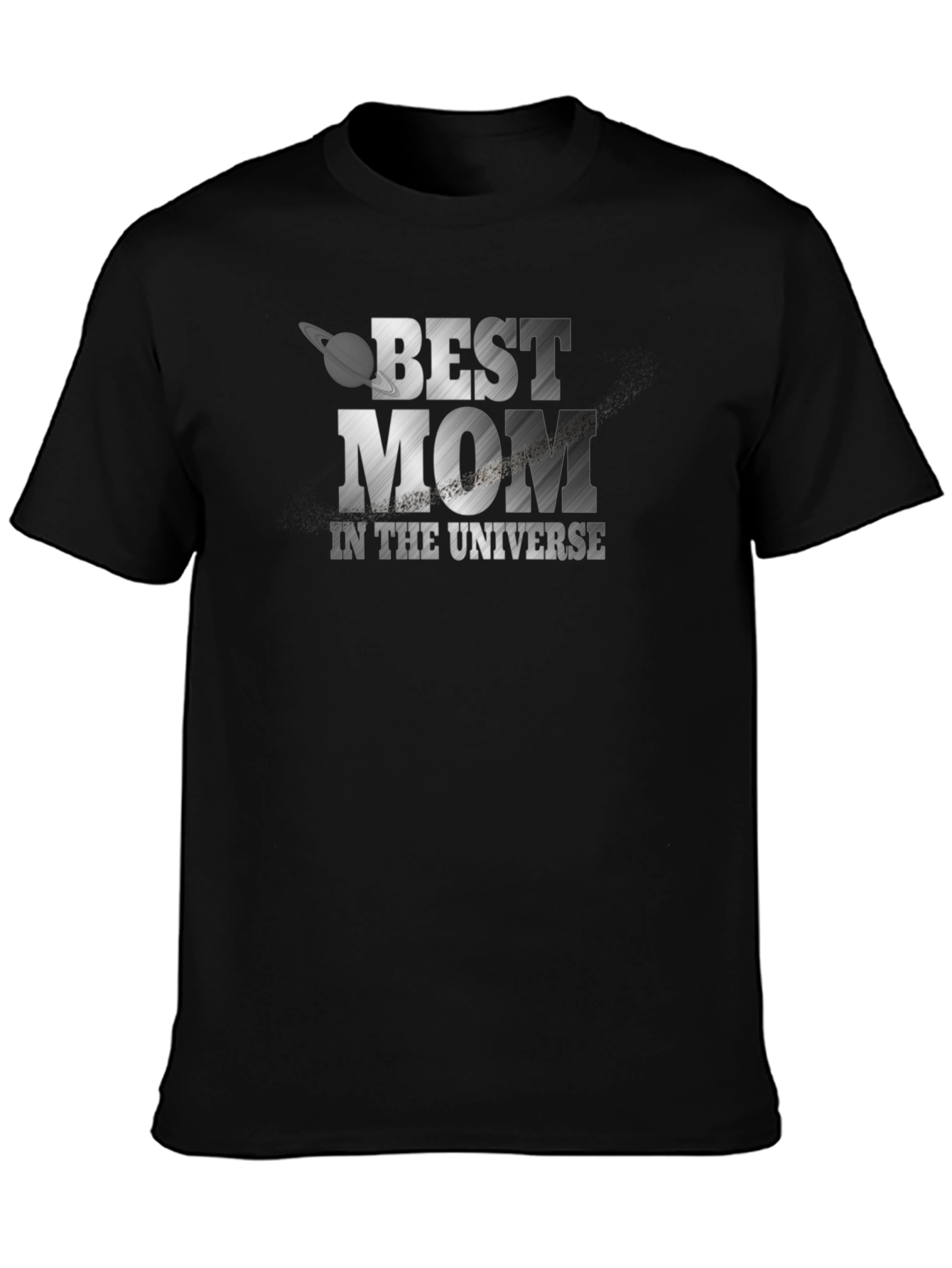 Best Mom in the Universe Black T-Shirt