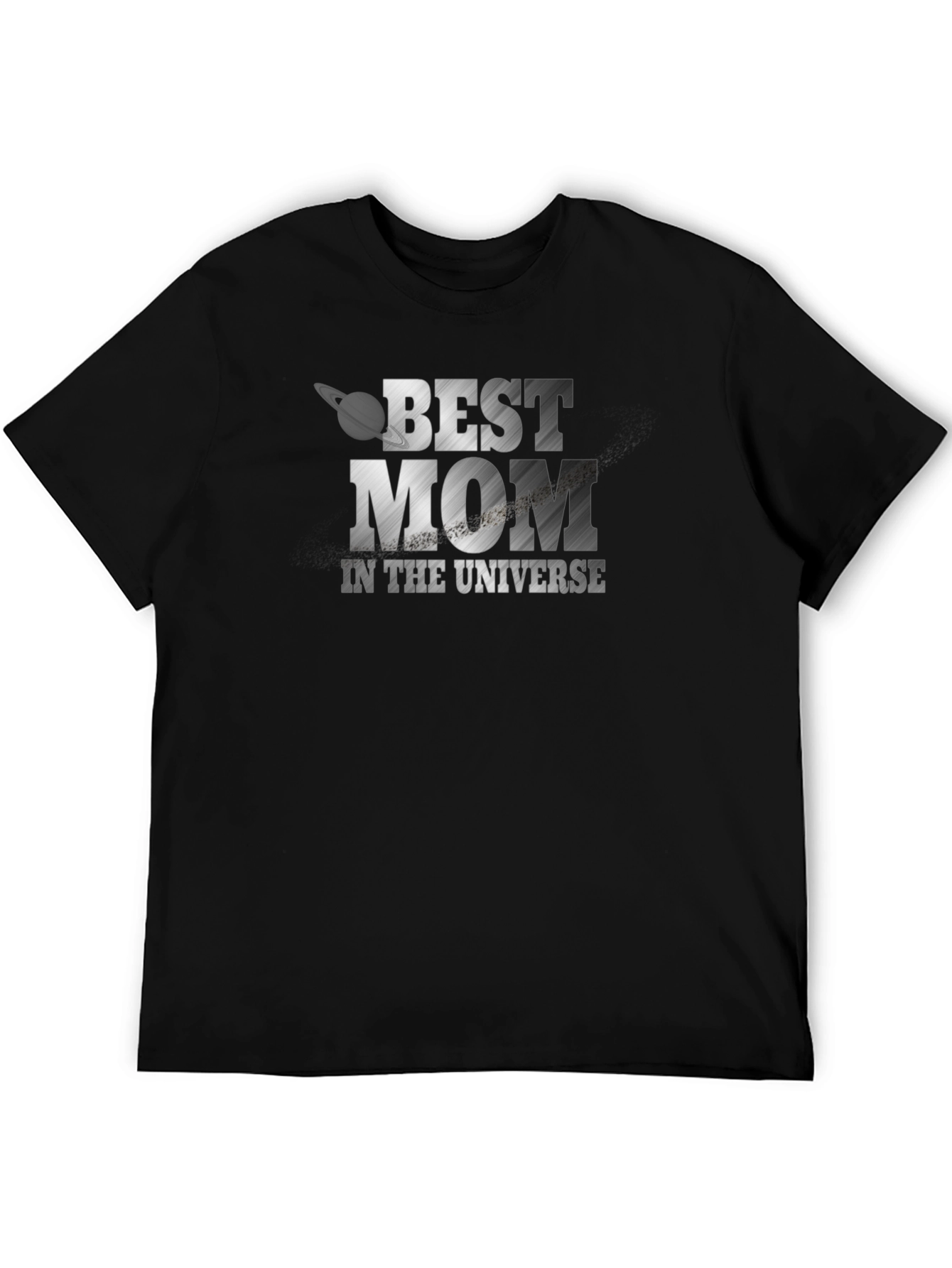 Best Mom in the Universe Black T-Shirt