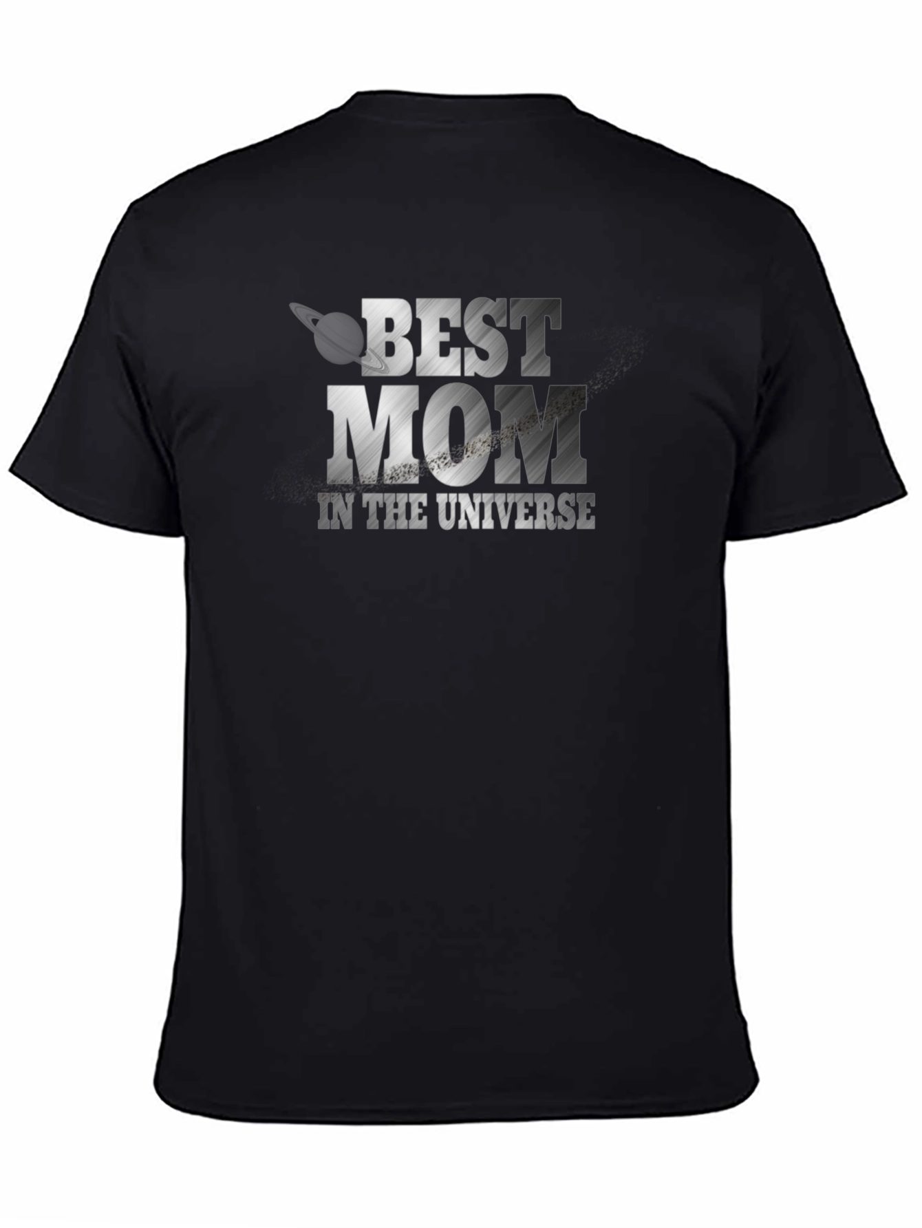 Best Mom in the Universe Black T-Shirt