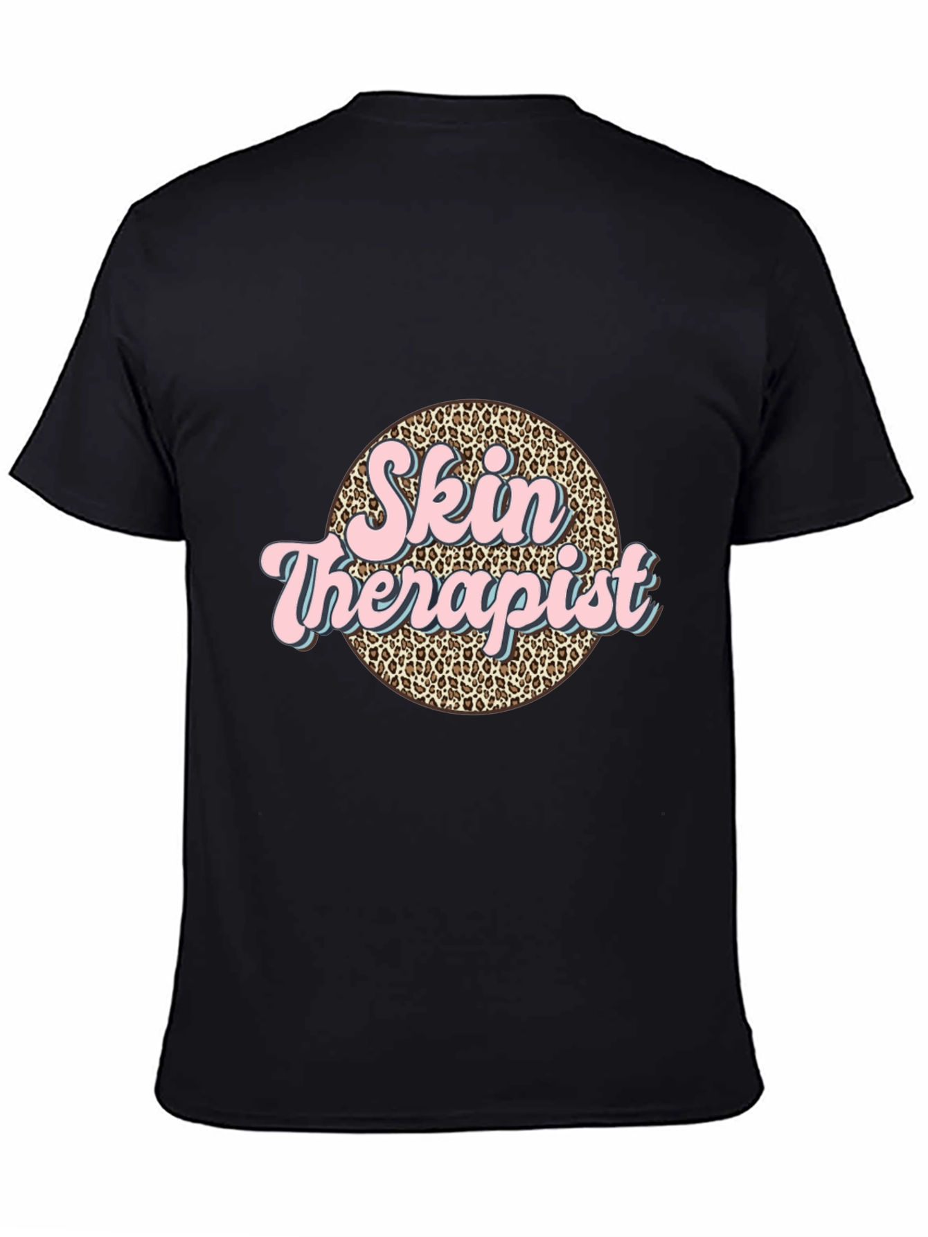 Skin Therapist Leopard Print T-Shirt