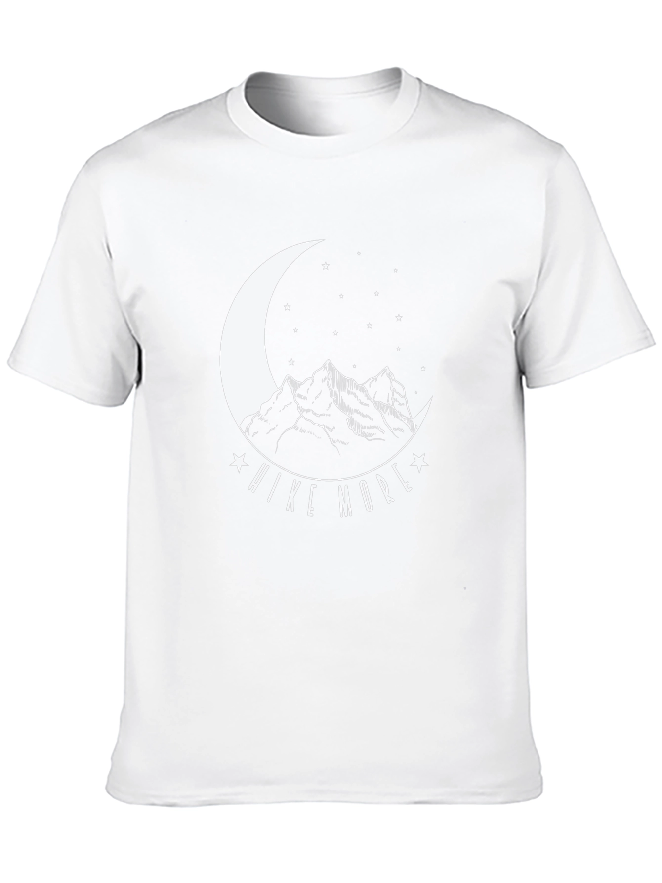 Hike More Black Graphic Tee