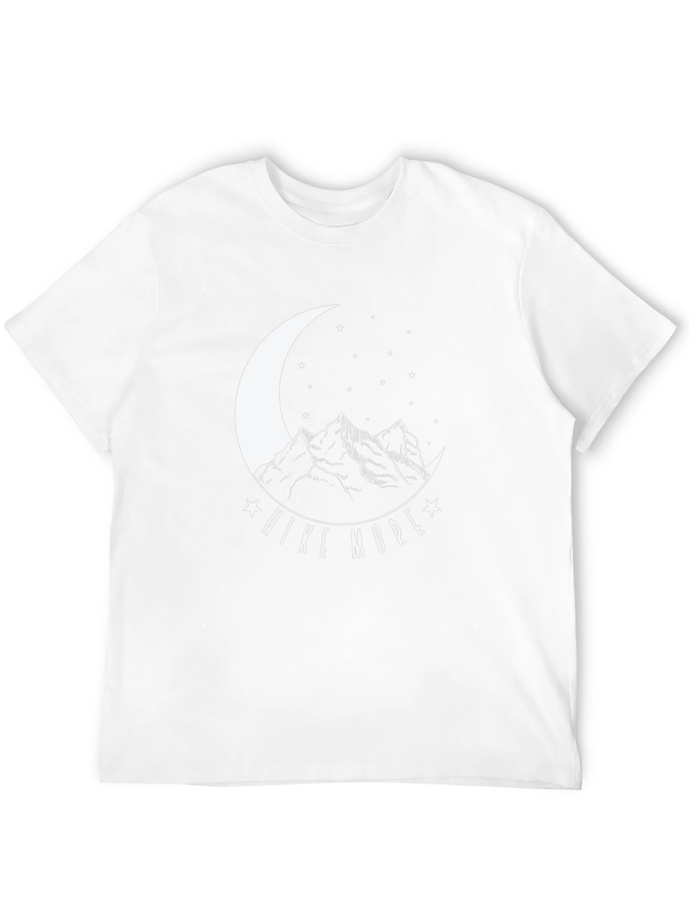 Hike More Black Graphic Tee