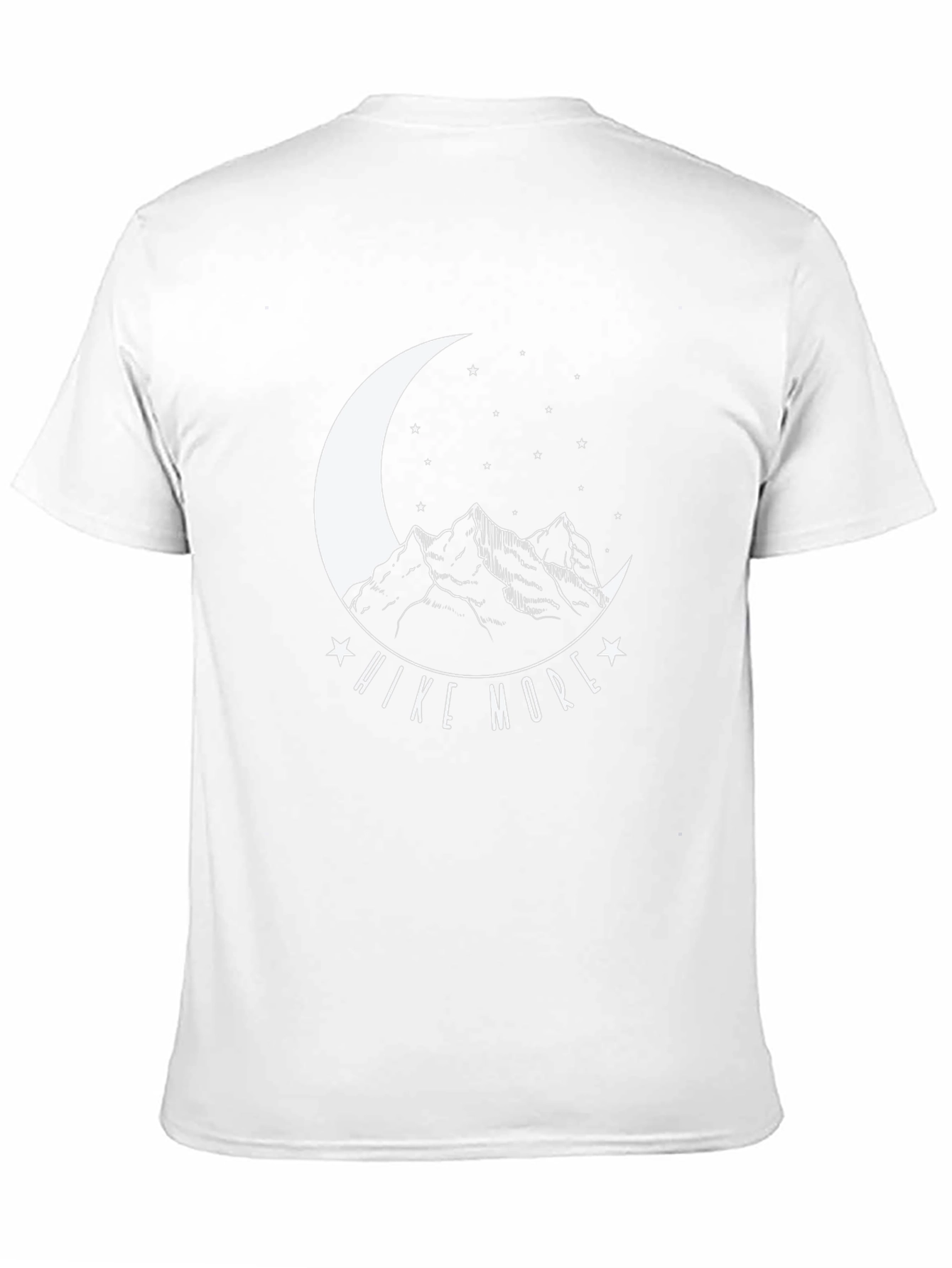 Hike More Black Graphic Tee