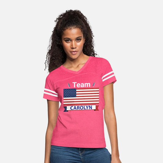 Team Carolyn USA American Flag Stripe