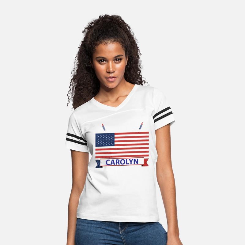 Team Carolyn USA American Flag Stripe