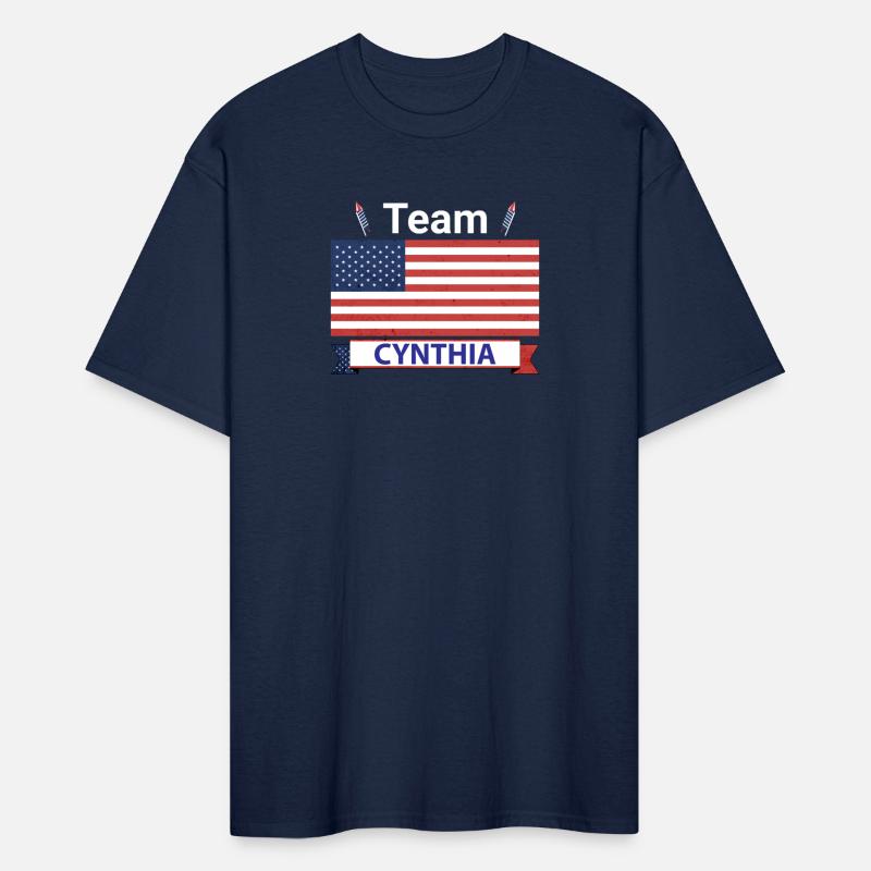Team Cynthia USA American Flag Stripe