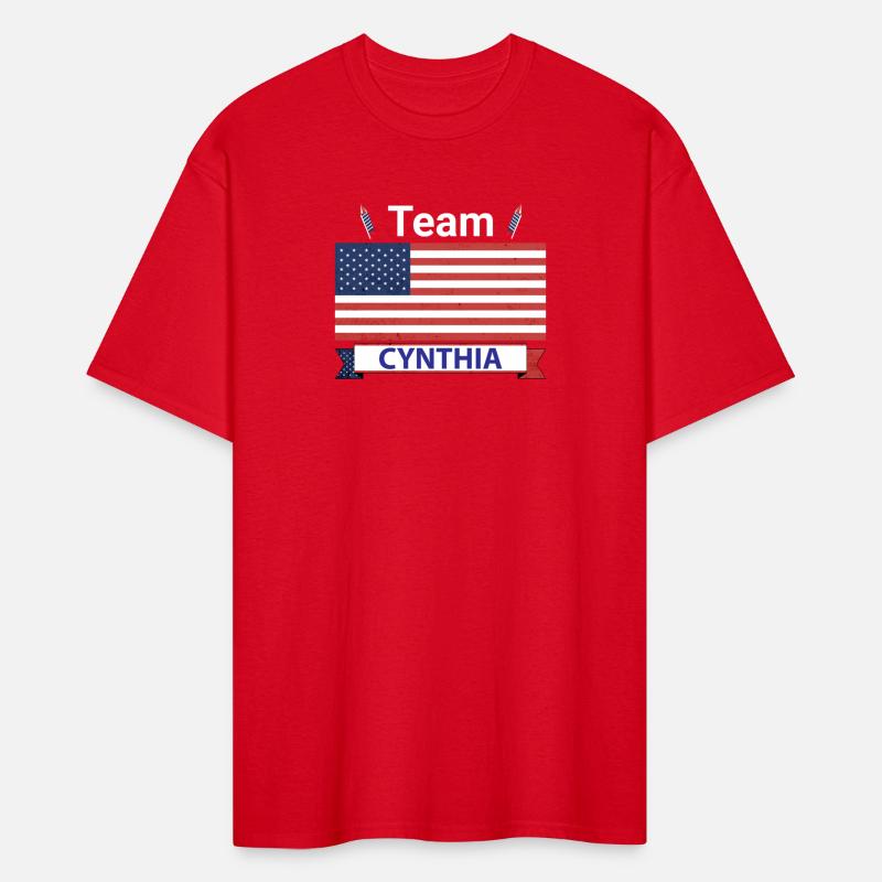 Team Cynthia USA American Flag Stripe