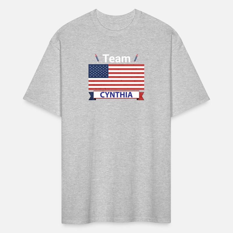 Team Cynthia USA American Flag Stripe