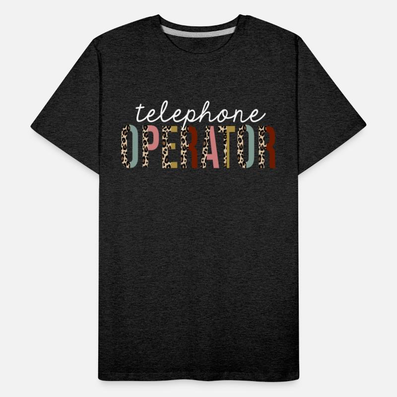 Telephone Operator Leopard Print Funny Gift