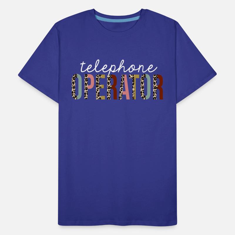 Telephone Operator Leopard Print Funny Gift